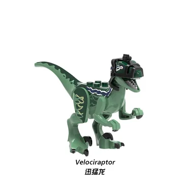 Veľká Veľkosť Plastov Živočíšnych Modelov Dinosaurov Dilophosaurus Velociraptor Pteranodon Stavebné Bloky, Hračky Pre bábätko Hračky, Darčeky X0243
