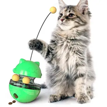 Mačka Tumbler Hračka 4 Farby Psa, Kŕmenie Povodí Odolné Pet Úniku Zariadenie Tumbler Pet Kŕmenie ABS Anti-Wear Zvýšiť Mačacie IQ