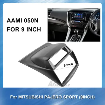 9 palcový autorádia Fascia pre Mitsubishi PAJERO SPORT auto, Špeciálne Dash Výbava Auta Frame Panel Hlavu Jednotka Auto Refitting Auto DVD rám