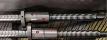 DFU1605 2set 600/600 mm Presnosť valcované guľôčkové skrutky konci obrábania vzťahovať bk/bf12