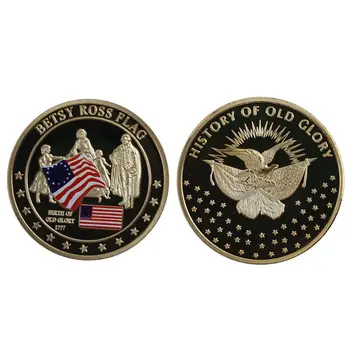 Betsy Ross Vlajka Pamätné Mince Obchod So Výzvou Zberateľské Mince Zbierku Umeleckých Remesiel Darček