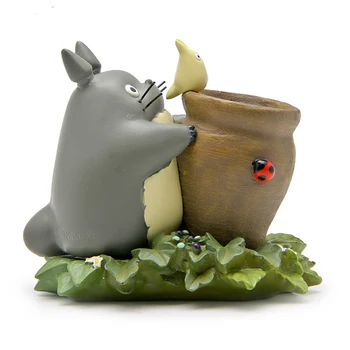 Môj Sused Totoro Kiki Kiki je Doručenie PVC Mačka Akcie Obrázok Bábika s Medom Hrniec Classic Živice plastikový Model
