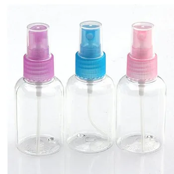 5 ks/veľa 50ML Jasné, Plastových Fľašiach Hot Predaj Transparant Parfum Rozprašovač Spreji Cestovné make-up Nástroje