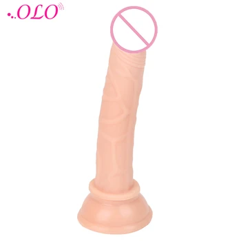 OLO Ženská Masturbácia Malé Dildo Zadok Plug Sexuálne Hračky pre Ženy 15 cm prísavky Jelly Análny Plug