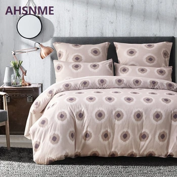 AHSNME posteľná bielizeň nastaviť pohodlné Textílie Deka Kryt posteľná bielizeň a jednoduchý vzor spálňa textilné výrobky Európsky štandard veľkosť