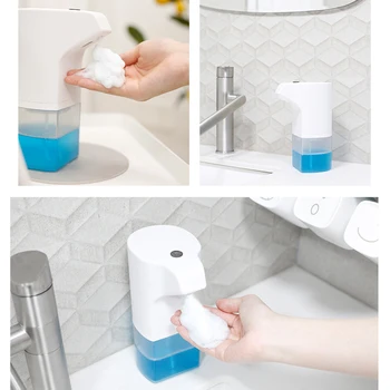 Domáca kuchyňa školy automatické mydla non-kontakt inteligentné infračervený senzor 300 ml strane podložka