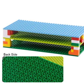 Klasické Plastové DIY Montáž Bloky základné Dosky Mini Tehly Ulice Mesta Cestnej 32x32 32*16 Bodov Kompatibilnému Deti, Hračky, Darčeky