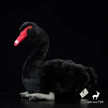 1 ks 24 cm Roztomilý Black Swan Bábika Simulácia Black Swan Simulácie Zvieracích Plyšové Hračky Darček dieťa Darček