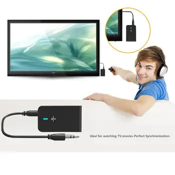 Bluetooth 5.0 Vysielač, Prijímač 2-V-1, USB Adaptér pre TV, PC Audio Slúchadlá