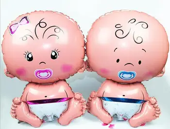 Horúce 1pcs 50*80 cm Chlapec/Dievča Mylar Balón Baby Sprcha Dekorácie Novorodenca Strany Balóny