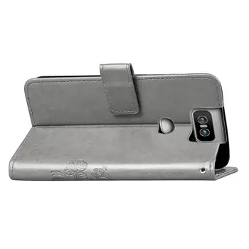 Luxusné Flip Wallet PU Kožené puzdro Pre Asus Zenfone 6 ZS630KL Telefón Taška S Magnetom Držiteľa Karty zahŕňať Prípady, Funda