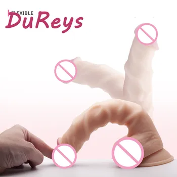Ženské simulácia Dilda reálne obrátený forma tekutý silikónový dospelých sex produkty ,sexuálne hračky