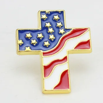 Kolíky Náboženské série kríž odznaky kovové remesiel brošňa vlastný odznak