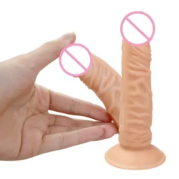 15*3.4 cm 117 g Malých Realistický Penis, Dildo S Prísavkou Sexuálne Hračky pre Ženy, Ženská Masturbácia Análny Masturbator