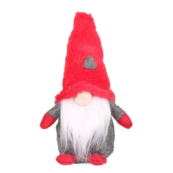 Plyšové Gnome Bábika Ozdoby Švédsky Vianočný Domov Dovolenku Dekorácie Santa S Red Hat Nordic Elf Figúrka