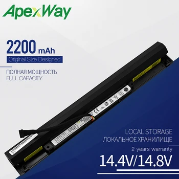 Apexway L15L4A01 Notebook batérie pre Lenovo Ideapad V4400 300-14IBR 300-15IBR 300-15ISK 100-14IBD 300-13ISK L15M4A01 41WH 14.6 V