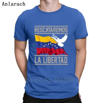 Venezuela Demokracie Paloma Libertad 23e T Shirt Letné Štýl Bavlna Trend v Navrhovaní Písmeno O Krk Základné Anti-Wrinkle Tričko