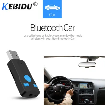 Kebidu Bluetooth V4.1 Prijímač AUX 3,5 mm USB Bezdrôtová Handsfree súprava Adaptéra Dongle Audio TF karta pre Auto Slúchadlá Reproduktor Telefónu