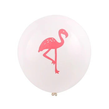 Staraise 12inch Zmiešané Flamingo Balón Kolo Zvierat Vzor Balóny Ružové Plameniaky Latex Ballon Flamingo Havajská Párty Výzdoba