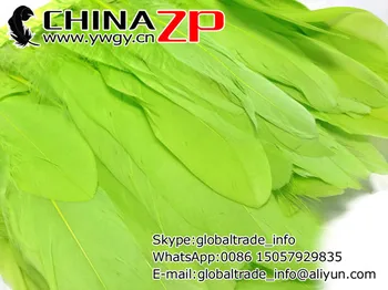CHINAZP Factory Veľkoobchod 10yards/veľa Top Kvalita Vápna Zelená Hus Nagoire a Satinettes Pierko, Trim