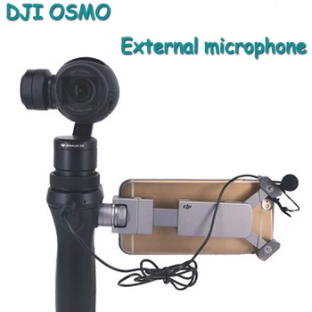 Najnovšie DJI OSMO Príslušenstvo Externý Mikrofón pre DJI OSMO 4K Kamera Ručné Gimbal Rýchle dodanie
