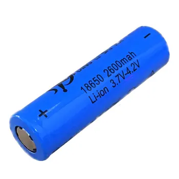 DING LI SHI ŤIA PT 2 ks 18650 2600mAh akumulátor Dobíjacie Batérie 3,7 V 18650 Batéria Li-ion Batéria Pre LED Baterka Pochodeň Ba