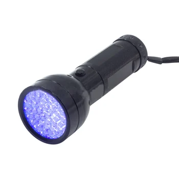 Vysoko Prenosný Mini 51 LED UV Svetlo 390-400 NM Ultra Violet Baterka Pochodeň Podsvietenie Atrament Značky Lampa LG66