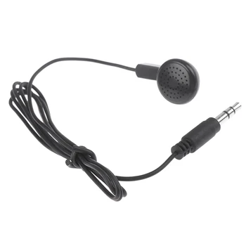 Univerzálny 3,5 mm Jednej Strane Mono Slúchadlo V Uchu Slúchadlá Slúchadlá pre Chytré Telefóny, MP3 Black