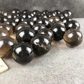Údená citrine quartz oblasti leštené crystal ball reiki liečenie prírodný kameň a minerálne látky, domáce dekorácie na predaj