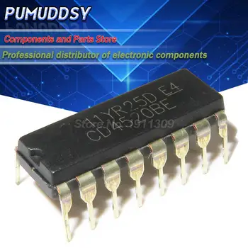 10PCS CD4520 CD4520BE DIP-16 dual 4-bitový binárny čítač