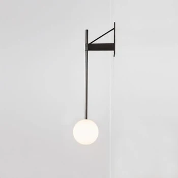 Nordice luminaria sklenenú guľu jedáleň, obývacia izba, chodby, spálne, lampa espelho
