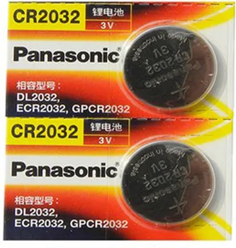 2 X originál značky nová batéria pre PANASONIC cr2032, 3v tlačidlo bunky mince batérie pre hodinky počítač cr 2032