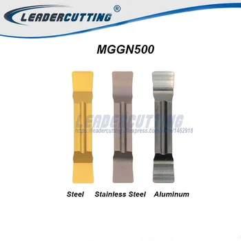 MGGN500 *10pcs Zapichovanie karbidu vložky pre MGEHR/MGIVR Zapichovanie držiaka Nástroja,5.0 mm rez Čepeľ,Cutt tipy Pre Nehrdzavejúcej Ocele