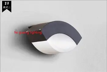 LED moderný jednoduchý nepremokavé vonkajšie nástenné svietidlo svietidlo osobnosti hliníkové nástenné svietidlo mimo balkón nástenné svietidlo