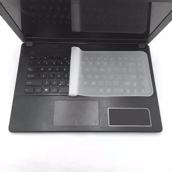 Kryt klávesnice Pokožky Vodotesný, Prachotesný Silikónový Film Univerzálny Tablet Keyboard Chránič Stráže pre 13-17 Palcový Notebook