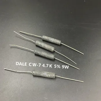 Originál nové CW-7 9W 4.7 K 5% horúčka precision black non induktívne rany odpor (Cievky)