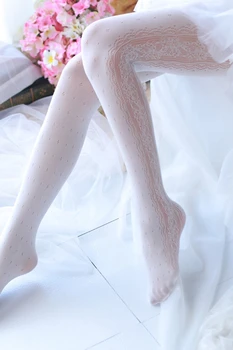 Žien Nad Kolená, Pančuchy Japonský Lolita stspoločnosťou yle Sexy Duté Sa Pantyhose Pančuchy s Čipkou Gothic Nohavice Vysoké Ženy Osadenie