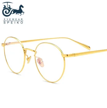 2019 módne titanium1886 business štýle ženy muži okrúhle okuliare môžu byť krátkozrakosť okuliare na čítanie 1.74 anti-modré šošovky