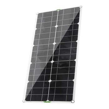 Vysoká Účinnosť Solárneho Panelu Prenosné 100W12V5V Mobilný Telefón QC3.0, Flexibilný Solárny Panel Auto, Vonkajšie Núdzové Nabíjanie