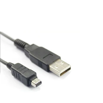 12pin Dátový USB Nabíjací Kábel Kábel pre Olympus Stylus Tough 8010 9000 9010 550WP FE-120 FE-200 FE-4040 X-560WP E-30 E-410
