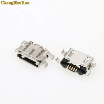 1pcs Micro USB 5Pin Jack Konektor zásuvka Údaje nabíjací port chvost konektor Pre Samsung Galaxy A01 A015 A015F/DS Mini USB Konektor