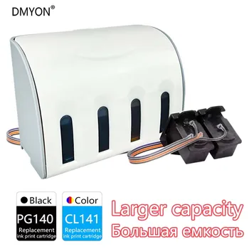DMYON Kompatibilný pre Canon PG140 CL141 Kontinuálne Ink Systém Dodávok MG2580 MG2400 MG2500 IP2880 MG3610 Tlačiarne Atramentové Kazety