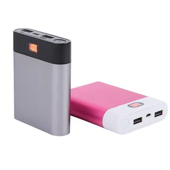 Najpredávanejším produktom v roku 2020, 5V Dual USB 4X 18650 Power Bank Prípade Súprava Nabíjačky Batérií Box Pre Chytré Telefóny Podporujú Veľkoobchod
