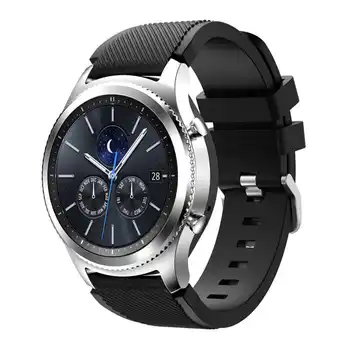 Horúce Výstroj s3 Hranici Klasické pásmo pre Samsung Galaxy Sledovať 46 mm remienok 22 mm silikónový náramok Huawei sledovať GT popruh S3 smartwatch