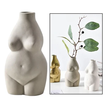 Nordic Nahé Telo Tvar Suché Kvetinové Vázy Hrniec Minimalizmus Umelecké Dekorácie