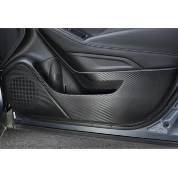 4Pcs/Set Dvere Auta Anti-Kop Nálepky Auto Kryt Interiérové Doplnky Nová karbónová Nálepka pre Subaru Forester