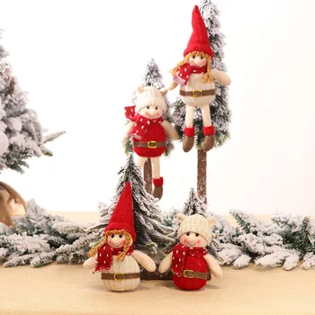 Vianočné Dekorácie Santa Claus Bábika Ozdoby, Vianočné Dekorácie pre Domov Ozdoby na Vianočný Stromček Firmware Nový Rok 2021