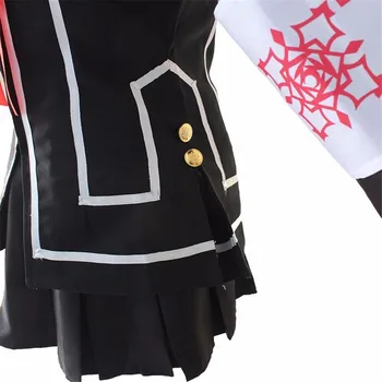 Anime Upír rytier Kurosu Kuran Yuki Cosplay Kostým Dievčatá Celý Set Black Schoo Jednotné Ženy Halloween Carnaval Party Šaty