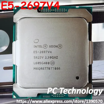 E5-2697V4 Originál Intel Xeon E5 2697V4 QS verzii 2.30 GHZ 18-Jadrá 45MB E5 Roku 2697 V4 LGA2011-3 TPD 145W doprava zadarmo