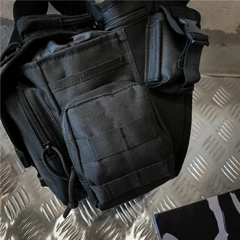 športové vojenské taktické taška cez rameno Oxford taktické nohu taška pás taška nohu taška módne pánske vojenské vrecká brašna 2019